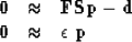 \begin{displaymath}
 \begin{array}
{lll}
 \bold 0 &\approx & \bold F \bold S \bo...
 ...- \bold d \\  \bold 0 &\approx & \epsilon\ \bold p
 \end{array}\end{displaymath}