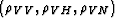 $\left(\rho_V_V,\rho_V_H,\rho_V_N\right)$