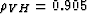 $\rho_V_N=0.9$