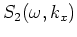 $\displaystyle U_2(\omega,k_x) + D_2(\omega,k_x).$