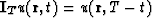 ${\bf I}_{T}u({\bf r},t)=u({\bf r},T-t)$