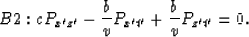 \begin{displaymath}
B2: cP_{x'z'}- {b \over v}P_{x't'}+ {b \over v}P_{z't'}= 0.\end{displaymath}