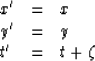 \begin{displaymath}
\frac{\partial^2 p'}{\partial x'^2} \: + \:
 \frac{\partial^...
 ...\zeta)} \,
 \frac{\partial^2 p'}{\partial t' \, \partial \zeta}\end{displaymath}