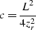 \begin{displaymath}
c={L^2\over4z_r^2}\end{displaymath}