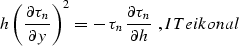 \begin{displaymath}
% latex2html id marker 492
h \, \left( {\partial^2 \hat{P} \...
 ...\partial \hat{P} \over \partial h}\; . 
\EQNLABEL{BSZequation} \end{displaymath}