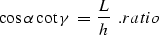 \begin{displaymath}
\tau_n \, {{\partial \tau_n} \over {\partial h}} = \tau \, {...
 ...,{{\sin^2{\alpha}} \over {v^2}}\,\,\,. 
\EQNLABEL{connection2} \end{displaymath}