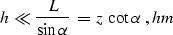 \begin{displaymath}
\tau\,=\,{2 \over v}\,\sqrt{L^2+h^2\,\cos^2{\alpha}}\,\,\,, 
\EQNLABEL{CDP} \end{displaymath}