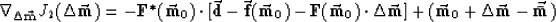 \begin{displaymath}
\nabla_{\Delta \vec{ \bf \scriptstyle m}} J_2 ( \Delta \vec{...
 ... +
( \vec{ \bf m}_0 + \Delta \vec{ \bf m} - \vec{ \bf \bar m} )\end{displaymath}