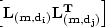 $\left[ \bf L_{(m,d_i)} \bf L^T_{(m,d_j)}\right]$