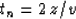 \begin{displaymath}
t_0\left(y_0\right)={t_n \over h}\,\sqrt{h^2-\left(y-y_0\right)^2}\;,\end{displaymath}