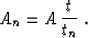 \begin{displaymath}
A\,\delta\left(t-\tau(y,h)\right)=\left\vert{{dt_n} \over {d...
 ...ight) =
{t \over t_n}\,A\,\delta\left(t_n-\tau_n(y,h)\right)\;,\end{displaymath}
