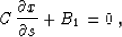\begin{eqnarraystar}
B_1={\partial^2 \tau_1 \over \partial s \partial x}\;;\;
B_2={\partial^2 \tau_2 \over \partial r \partial x}\;.\end{eqnarraystar}
