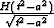 $H(t^2-a^2) \over \sqrt{t^2-a^2}$