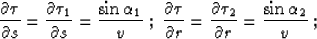 \begin{displaymath}
\tau_1(y,x)=\tau_2(x,y)={\sqrt{(x-y)^2+z^2(x)}\over v}\;.\end{displaymath}