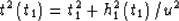 \begin{displaymath}
\left\{
\begin{array}
{rcl}
y_1\left(t_1\right) & = &
\displ...
...t(x\right)\,t_v'\left(x\right)\right)^2}}}\;,\end{array}\right.\end{displaymath}