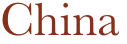 China