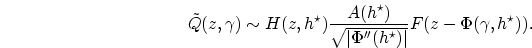 $H(z,h^{\star})$