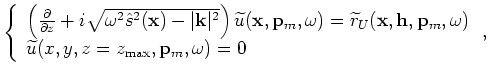 $ \widetilde{r}_D({\bf x},{\bf h},{\bf p}_m,\omega)$